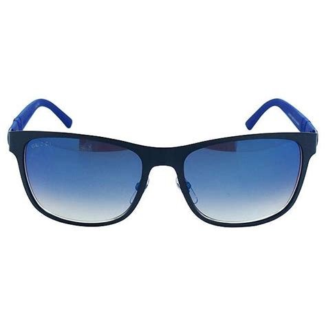 Gucci Men's GG 2247S 2247/S 4VD/KM Matte Blue Sunglasses 